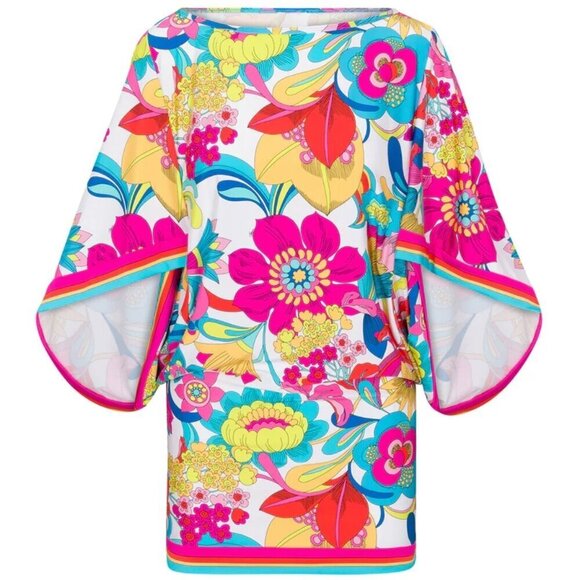 Trina Turk Dresses & Skirts - Trina Turk NWT Fontaine Dress Top Tunic Cover Up - great stretch Size L